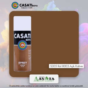 Casati Sprey S305 Ral 8003 Açık Kahve