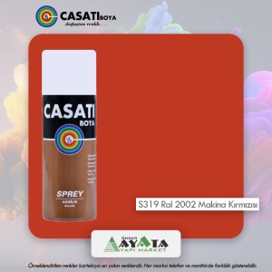Casati Sprey S319 Ral 2002 Makina Kırmızısı