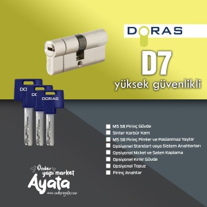 Doras D7 Yüksek Güvenlikli Barel 68 mm