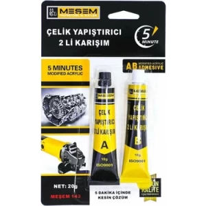 Meşem 2'li Şeffaf Yapıştırıcı