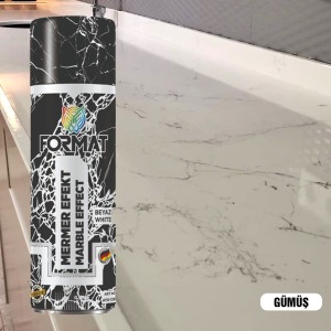Format Mermer Efekti Gümüş 200 ml