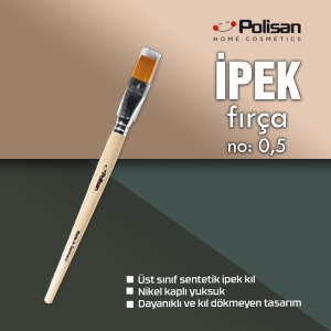Polisan Pro Art İpek Fırça No:0,5