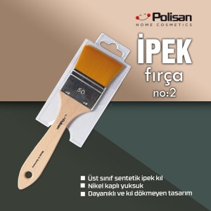 Polisan Pro Art İpek Fırça No:2