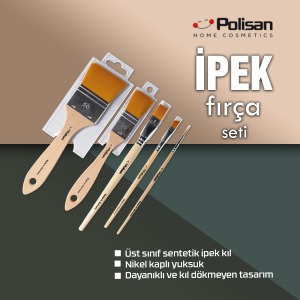Polisan Pro Art İpek Fırça Set