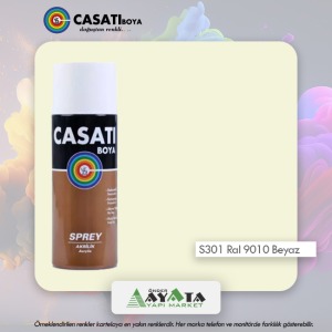 Casati Sprey S301 Ral 9010 Beyaz 