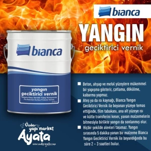 Bianca Yangın Geciktirici Vernik 15 lt